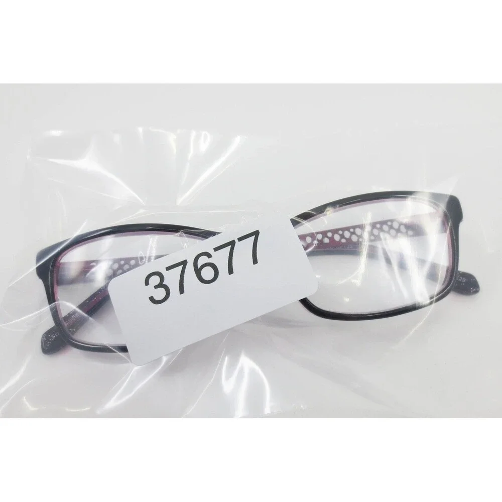 Saks Fifth Avenue SA 5004 BK/PK Black Pink Rectangular Eyeglasses Frames